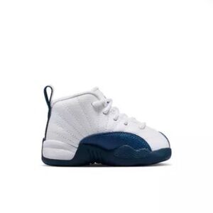 Jordan 12 Retro “French Blue and White” Toddler Kids' Shoe